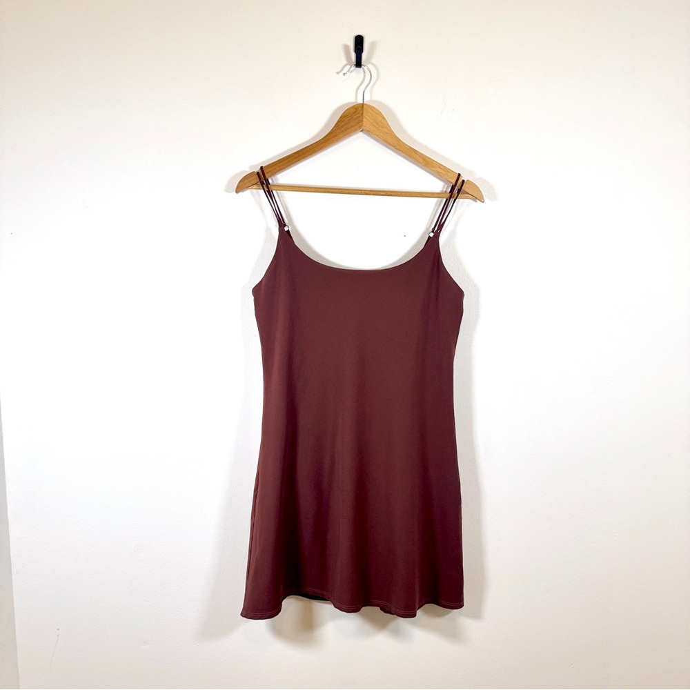 Abercrombie & Fitch Maroon Mini Slip Dress